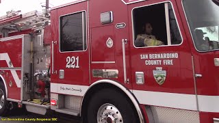 SBCoFD Medic Engine 221 & 221A Responding