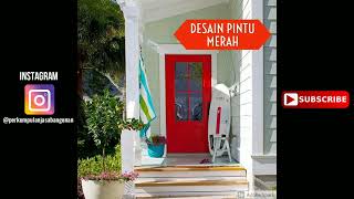 DESAIN PINTU MERAH