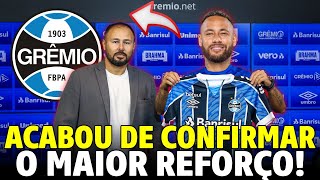 🚨URGENTE! NEYMAR VAI REFORÇAR O TRICOLOR? ACABOU DE CONFIRMAR! DIREÇÃO CONFIRMOU! NOTÍCIAS DO GRÊMIO