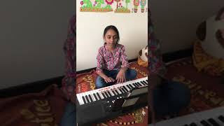 Hoyna hoyna song on piano with accordion voice by Sharanya| Gang Leader| Nani| Vikram Kumar| Anirudh