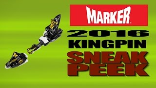 2016 Marker Kingpin Touring Binding Sneak Peek