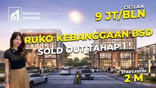 Ruko komersial West Village by Sinarmas Land BSD - Hadap Jalan Mulai 2 M-an Cicilan 9 Jutaan