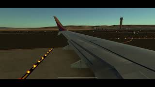 Southwest Boeing 737-800 Taxi and Takeoff from San Diego, CA