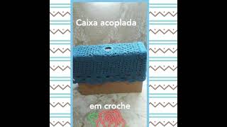 Caixa acoplada em croche capa para descarga