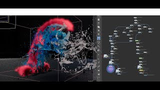 Creating Dynamic Effects: Smoke from Robot Feet and Water Fluid from Joints in Houdini