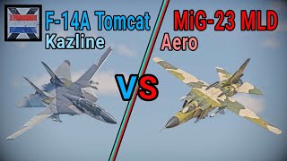 F-14A Tomcat vs MiG-23MLD Flogger DOGFIGHT | WarThunder |