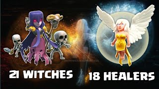 ALL WITCHES + ALL HEALER CHALLENGE | CAN WE GET 3 STAR? | CLASH OF CLANS