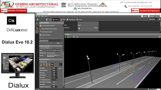 Dialux Evo 10.2 Street Lighting Tutorial & New Features(Gemini Architectural)