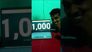 Happy 1000 subscriber's | 1k complete | 1st 1000 subscriber's