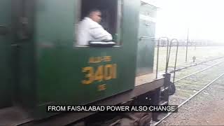 Pakistan Railways: Aggressively arrival of 18 DN Millat Express at Faisalabad Railway Station