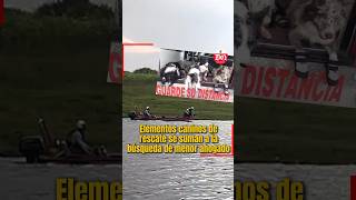 Elementos caninos de rescate se sumaron a la búsqueda del menor ahogado en San Juan del Río