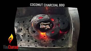 NO SMELL NO SMOKING COCONUT BRIQUETTES CHARCOAL FOR BABERQUE PROTECT ENVIRONTMENT