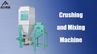 Assembled crushing and mixing machine