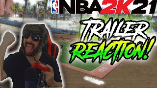 NBA 2K21 Park Trailer Reaction!  New Ante Up!  2K Beach!  Affiliations?