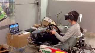 CXC Kart Racing Simulator with Oculus Rift VR - Proof of Concept