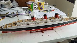 Revell 1:570 R.M.S Queen Mary kit review.