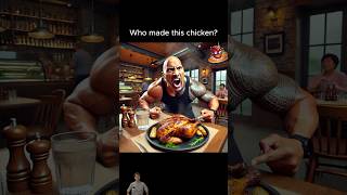 Who made this chicken? #funny #food #restaurant #shorts