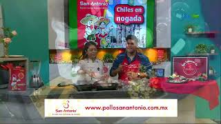 🐔 Pollos San Antonio Presenta: ⭐ Deliciosos Chiles en Nogada 🌶️✨