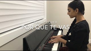 Por Que Te Vas Piano Cover | TINI, Cali Y El Dandee | Ananya Parlapalli