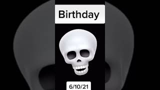 Its my birthday