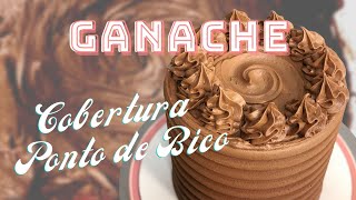 GANACHE PARA COBERTURA DE BOLOS | PONTO DE BICO | PERFEITA PARA ESPATULAR