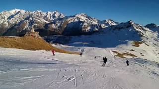 Skiing in the Alps