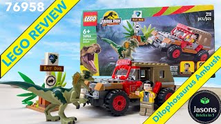 Dilophosaurus Ambush | Set 76958 | My Wife Asked Me To Review This Set