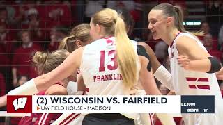 Wisconsin sweeps Fairfield in NCAA Tournament opener