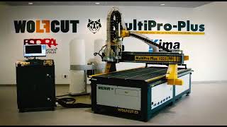 Wolfcut cnc MultiproPlus, sistema de corte y fresado modular con visión artificial OPOS