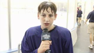 Brian Boyle Skating With Kids - New York Rangers - August 3 2011