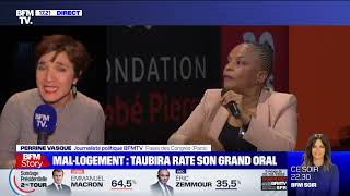 Naufrage de Christiane Taubira, cet après-midi à l'oral sur mal logement de la Fondation Abbé Pierre