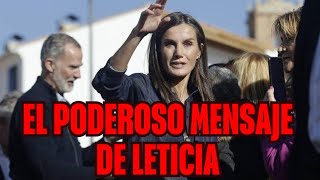 El poderoso mensaje de Letizia