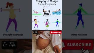 How to stay fit while pregnant | गर्भावस्था के दौरान फिट रहना #shape #pregnancy #healthcare