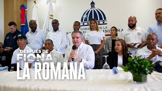 RUEDA DE PRENSA LA ROMANA DESPUES DE FIONA - VISITA ALCALDE DE NY