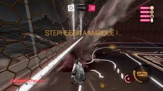 Rocket league match 1v1 avec les herms