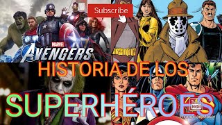 Historia de los SUPERHÉROES ✅✅🔝