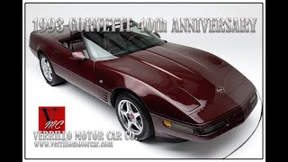 1993 Corvette 40th Anniversary Ruby Red