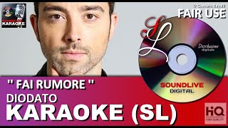 Fai Rumore - Diodato - karaoke (SL) (HQ) Fair Use