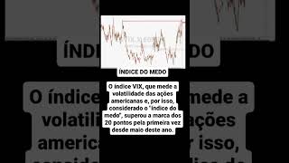 índice VIX, que mede a volatilidade das ações americanas.