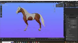 Horse Rig in blender