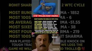 PLEASE STOP TROLLING ROHIT SHARMA #rohitsharma #rohitsharmacaptaincy #sadstatus