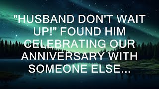 "Husband Don't Wait Up!" Found Him Celebrating Our Anniversary With Someone Else...