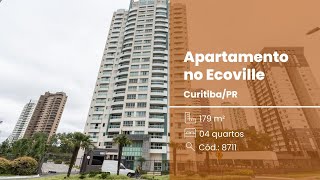 Apartamento, 04 Quartos, 02 Vagas, Andar Alto, Ecoville, Curitiba.