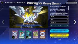 Hunting for Heavy Storm in The Masters Saga