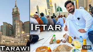 1st RAMADAN in MAKKAH and MADINA 💚iftar Front of Roza Sharif