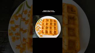 Masala semolina waffle 🧇 for kids breakfast & lunch recipe super tasty  y#viral#foodie#trending