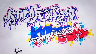 RAMADHAN KAREEM - Grafiti Indonesia - Grafiti dikertas