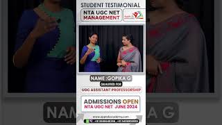 #shorts NTA UGC NET Management | Gopika G | NET December 2023 | Classroom & Online Coaching |Apple B