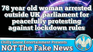 NOT The Fake News / 78 year old woman arrested outside UK parliament, Charles Walker MP witnesses