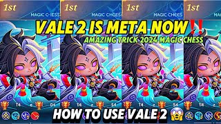 Shocking Vale 2 Use “UPDRAFT” HOW TO USE VALE 2😱🔥VALE IS META NOW‼️✅STRONGEST COMMANDER OF 2024 mlbb